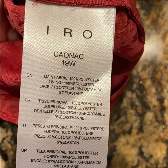 IRO Padded Shoulder Top Sleeveless Satiny Tank - Picture 5 of 7